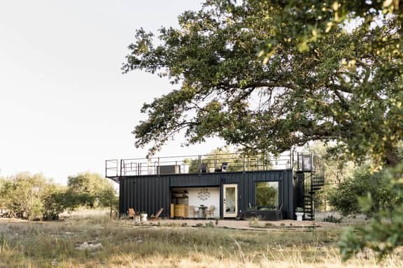Container House w/ Rooftop Tub on 27 Private Acres - Image 3