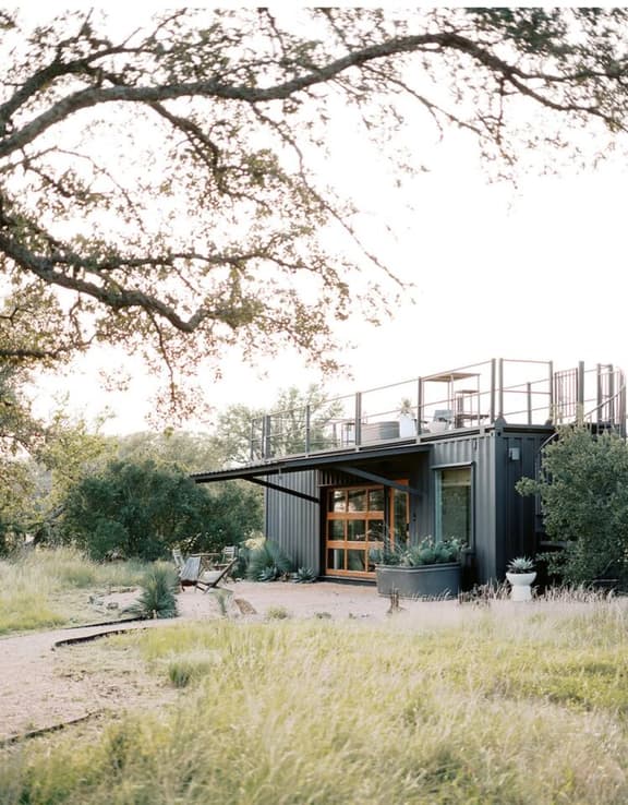 Container House w/ Rooftop Tub on 27 Private Acres - Image 1